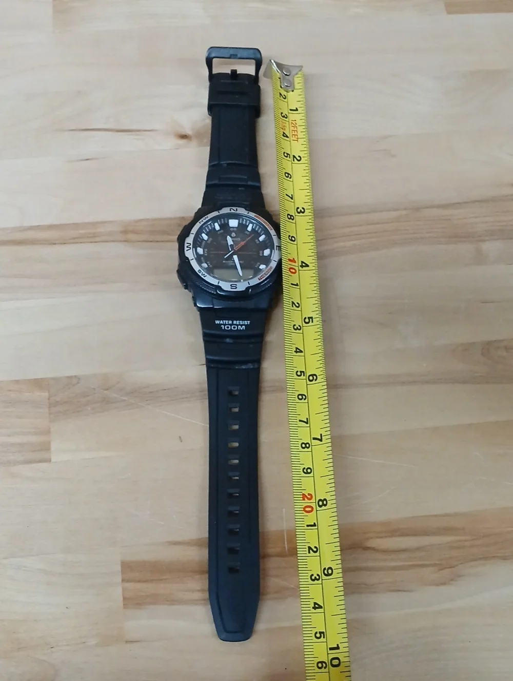 Casio Black and Silver Men's Sport Watch